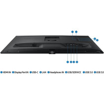 Samsung Viewfinity 32 Inch IPS 4K UHD Monitor With USB Type C, Display Port, Ethernet, HDMI, USB Type A, Rj-45, Height Adjustable - LS32B800PXMXUE