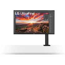 LG 32 Inch 4K UHD Monitor Ultrafine Display Ergo IPS Display, HDR 10, USB Type-C, AMD Freesync, Reader Mode, Stand With C-Clamp, Black - 32UN880-B
