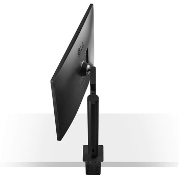 LG 32 Inch 4K UHD Monitor Ultrafine Display Ergo IPS Display, HDR 10, USB Type-C, AMD Freesync, Reader Mode, Stand With C-Clamp, Black - 32UN880-B