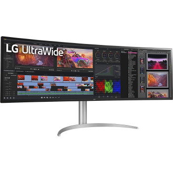 LG Ultrawide Monitor (49WQ95C) 49 Inch 32:9 Nano IPS Display, DQHD(5120 x 1440P) At 144Hz, DCI-P3 98%, Display HDR400, Curved