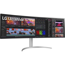 LG Ultrawide Monitor (49WQ95C) 49 Inch 32:9 Nano IPS Display, DQHD(5120 x 1440P) At 144Hz, DCI-P3 98%, Display HDR400, Curved