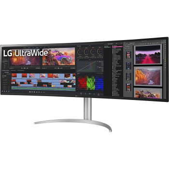 LG Ultrawide Monitor (49WQ95C) 49 Inch 32:9 Nano IPS Display, DQHD(5120 x 1440P) At 144Hz, DCI-P3 98%, Display HDR400, Curved