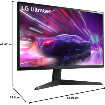 LG Electronics Ultragear Gaming Monitor 24GQ50F-B - 23.8 Inch, VA Panel, 165Hz, 1ms MBR, 1920 x 1080 P, AMD Freesync Premium, Gaming UI