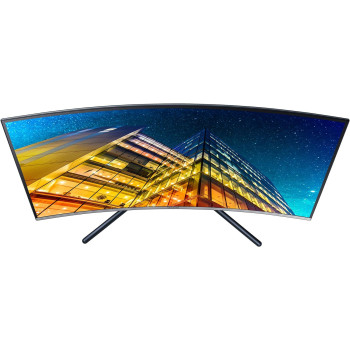 Samsung 32 Inch UR59 Series Viewfinity 4K UHD (3840x2160) Computer Monitor, Curved, HDMI, Display Port, 3-Sided Border-Less, Eye Saver Mode LU32R590CWNXZA, Black