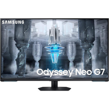 Samsung 43 Inch Odyssey Neo G7 CG700, 4K UHD Smart Gaming Monitor With TV Experience, 144Hz Refresh Rate & 1ms Response Time, Quantum Matrix Technology, Gaming Hub, AMD Freesync Premium - LS43CG700NMXUE