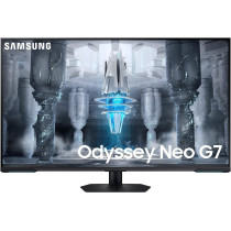 Samsung 43 Inch Odyssey Neo G7 CG700, 4K UHD Smart Gaming Monitor With TV Experience, 144Hz Refresh Rate & 1ms Response Time, Quantum Matrix Technology, Gaming Hub, AMD Freesync Premium - LS43CG700NMXUE