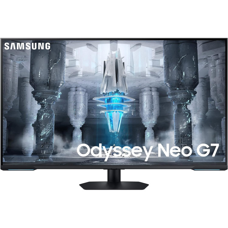 Samsung 43 Inch Odyssey Neo G7 CG700, 4K UHD Smart Gaming Monitor With TV Experience, 144Hz Refresh Rate & 1ms Response Time, Quantum Matrix Technology, Gaming Hub, AMD Freesync Premium - LS43CG700NMXUE