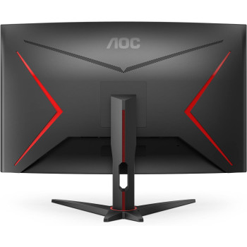 AOC C32G2ZE 32 Inch Curved Frameless Gaming Monitor, Full HD 1920x1080, VA, 0.5Ms 240Hz, AMD Freesync Premium, DP/HDMI/VGA, Vesa, 3-3-1 Re-Spawn Program, Xbox PS5 Switch,Black