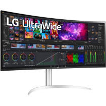LG 40WP95C-W 40 Inch Ultrawide Curved WUHD (5120 x 2160) 5K2K Nano IPS Display, DCI-P3 98% (Typ.) With Hdr10, Thunderbolt 4 With 96W PD, 3-Side Virtually Borderless Design Tilt/Height/Swivel Stand, Black