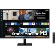 Samsung LS27BM500EMXUE 27BM500 27 Inch FHD Flat Monitor With Smart TV Experience, Black