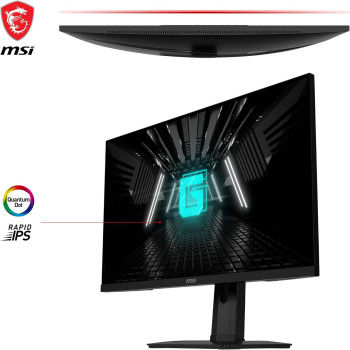 MSI G274QPF-QD, 27 Inch Gaming Monitor, 2560 x 1440(QHD), IPS, 170Hz, Freesync Premium, Hdr400, HDMI, Display Port, USB C, Tilt