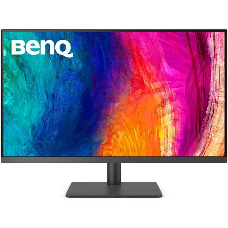 BenQ PD3205U 32 Inch 3840 x 2160 4K Designer Monitor, UHD, SRGB, Rec.709, SRGB, Hdr10, IPS, USB-C (65W), USB Hub, Aqcolor, Factory-Calibrated, Cad/Cam Mode, Hotkey Puck G2, KVM, Ergonmic, ICC Sync (Grey)
