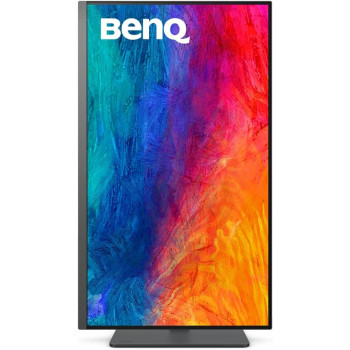 BenQ PD3205U 32 Inch 3840 x 2160 4K Designer Monitor, UHD, SRGB, Rec.709, SRGB, Hdr10, IPS, USB-C (65W), USB Hub, Aqcolor, Factory-Calibrated, Cad/Cam Mode, Hotkey Puck G2, KVM, Ergonmic, ICC Sync (Grey)