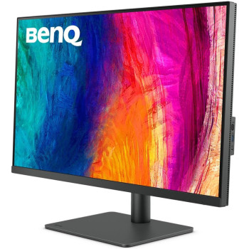 BenQ PD3205U 32 Inch 3840 x 2160 4K Designer Monitor, UHD, SRGB, Rec.709, SRGB, Hdr10, IPS, USB-C (65W), USB Hub, Aqcolor, Factory-Calibrated, Cad/Cam Mode, Hotkey Puck G2, KVM, Ergonmic, ICC Sync (Grey)