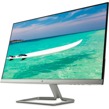 HP 27F Display Monitor LED, FHD, 27 Inches, IPS, 2 HDMI, 1 VGA, AMD Freesync, Silver/Black