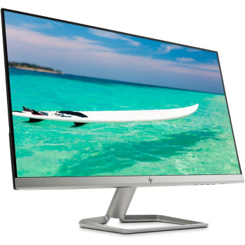 HP 27F Display Monitor LED, FHD, 27 Inches, IPS, 2 HDMI, 1 VGA, AMD Freesync, Silver/Black