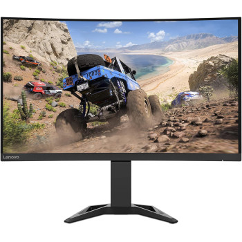 Lenovo 66F2GAC1UK G32QC-30 Curved Monitor With 32 Inch QHD 1500R VA Panel, 165Hz Refresh Rate, AMD Freesync Premium, 3 Year Warranty