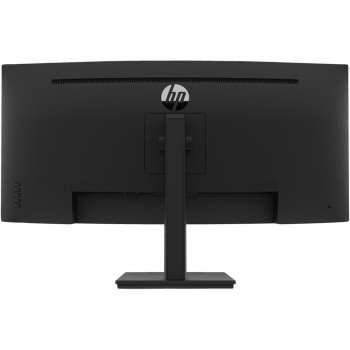 HP P34HC G4 34 Inch WQHD Curved Screen Edge LED LCD Monitor - Vertical Alignment - 3440 x 1440 - 250 Nit - 100 Hz Rr - HDMI - Display Port - Black