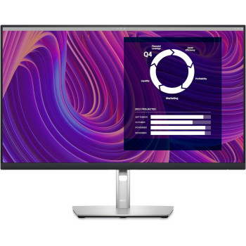 Dell P2723D Monitor - 26.96 Inches QHD (2560 x 1440) 60Hz Display, SRGB 99%, 5ms Response Time, HDMI/DP/USB 3.2 Gen 1 Connectivity, Height/Tilt/Swivel/Pivot Adjustability, 16.7 Million Colors - Black