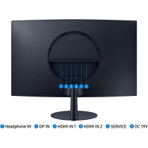 Samsung S27C390EAU Computer Monitor 68.6 Cm (27 Inch) 1920 x 1080 Pixels Full HD LED Black