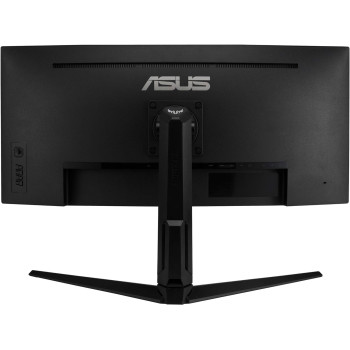 Asus TUF 34 Inch Curved Gaming Monitor - WQHD (3440x1440), 165Hz, 1ms, Extreme Low Motion Blur, Freesync Premium, Eye Care, Height Adjustable, Display HDR 400, Display Port, HDMI, USB - VG34VQL1B