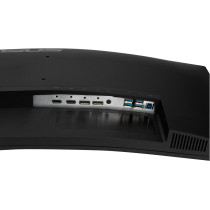 Asus TUF 34 Inch Curved Gaming Monitor - WQHD (3440x1440), 165Hz, 1ms, Extreme Low Motion Blur, Freesync Premium, Eye Care, Height Adjustable, Display HDR 400, Display Port, HDMI, USB - VG34VQL1B
