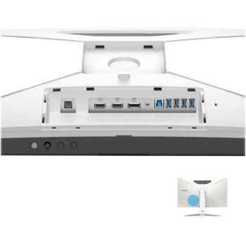 BenQ Mobiuz Gaming Monitor EX2710U 27 Inch 4K UHD, HDRI, IPS, 144Hz 1Ms MPRT, Freesync Premium Pro, 4K @120Hz Compatible, 98% P3 Color Coverage, Built-In 2.1Ch Speakers, Eye-Care, Bezel-Less