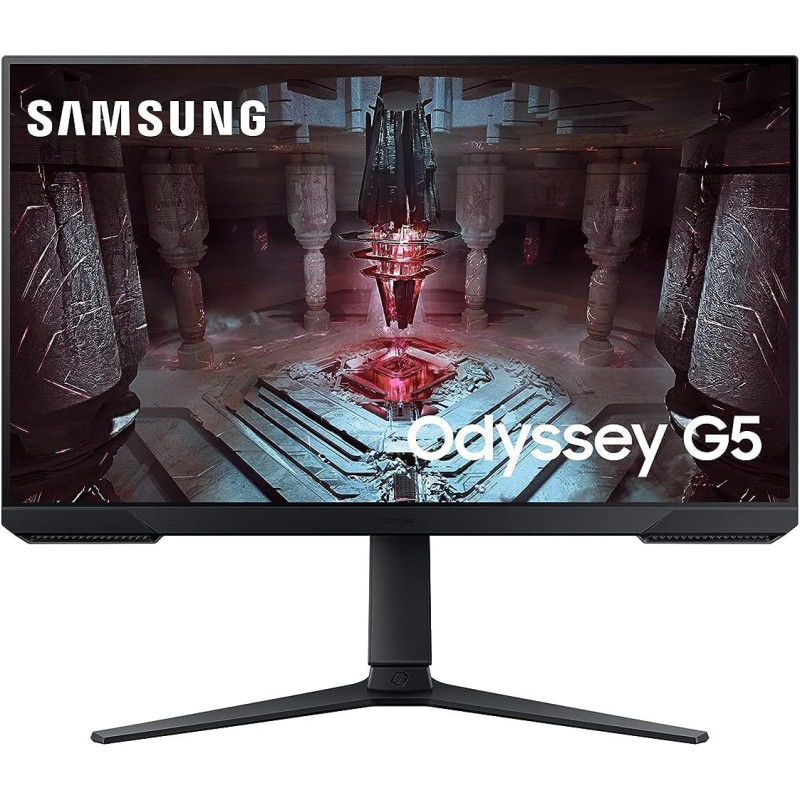 Samsung 32 Inch Odyssey G5 Flat QHD Gaming Monitor 1Ms-165Hz, HDR10, AMD Freesync Premium - LS32CG510, Display Port
