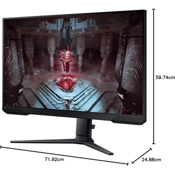 Samsung 32 Inch Odyssey G5 Flat QHD Gaming Monitor 1Ms-165Hz, HDR10, AMD Freesync Premium - LS32CG510, Display Port