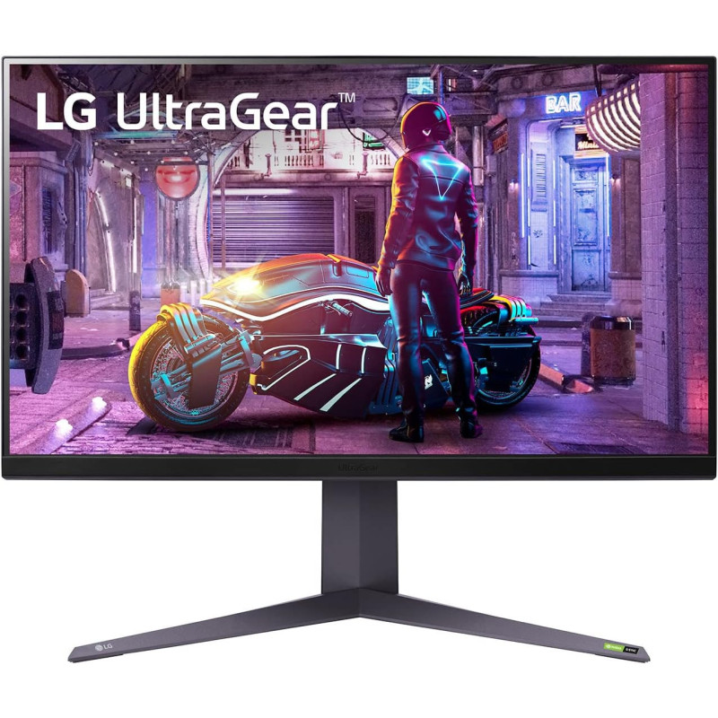 LG 32GQ850 B 32 Inch QHD 2560 x 1440 Nano IPS Gaming Monitor With 1Ms Response Time And 240Hz Refresh Rate, Gync Compatible & AMD Freesync Premium Pro, Black, 32GQ850-B.AUS, LG32GQ850B