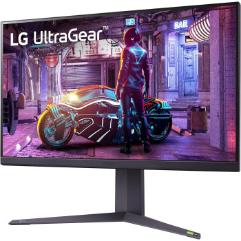 LG 32GQ850 B 32 Inch QHD 2560 x 1440 Nano IPS Gaming Monitor With 1Ms Response Time And 240Hz Refresh Rate, Gync Compatible & AMD Freesync Premium Pro, Black, 32GQ850-B.AUS, LG32GQ850B