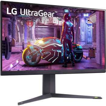 LG 32GQ850 B 32 Inch QHD 2560 x 1440 Nano IPS Gaming Monitor With 1Ms Response Time And 240Hz Refresh Rate, Gync Compatible & AMD Freesync Premium Pro, Black, 32GQ850-B.AUS, LG32GQ850B