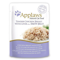 Applaws 70g x 12pcs Cat Chicken With Liver Jelly Pouch