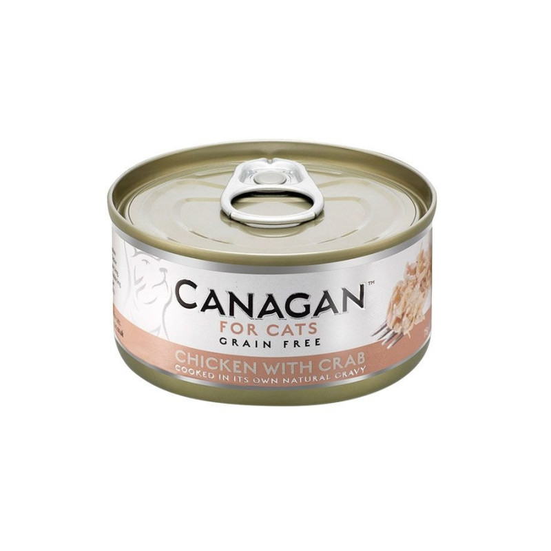 Canagan 75g x 12pcs Chicken With Crab Tin Cat Wet Food