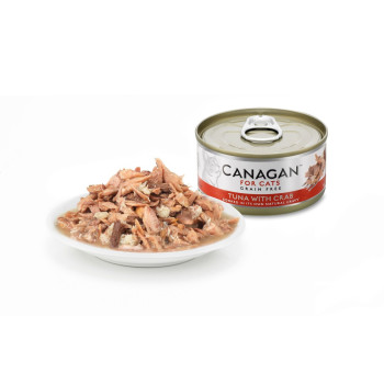 Canagan 75g x 12pcs Tuna With Crab Cat Tin Wet Food