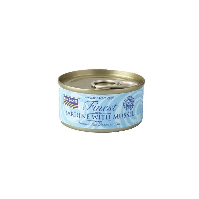 Fish4Cats 70g Sardine With Mussel Wet Food