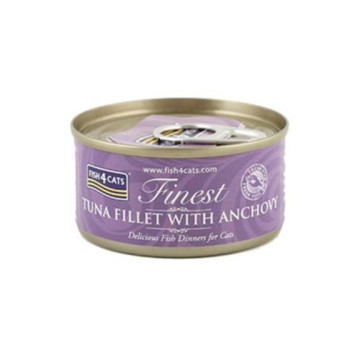 Fish4Cats 70g Tuna Fillet With Anchovy Wet Food