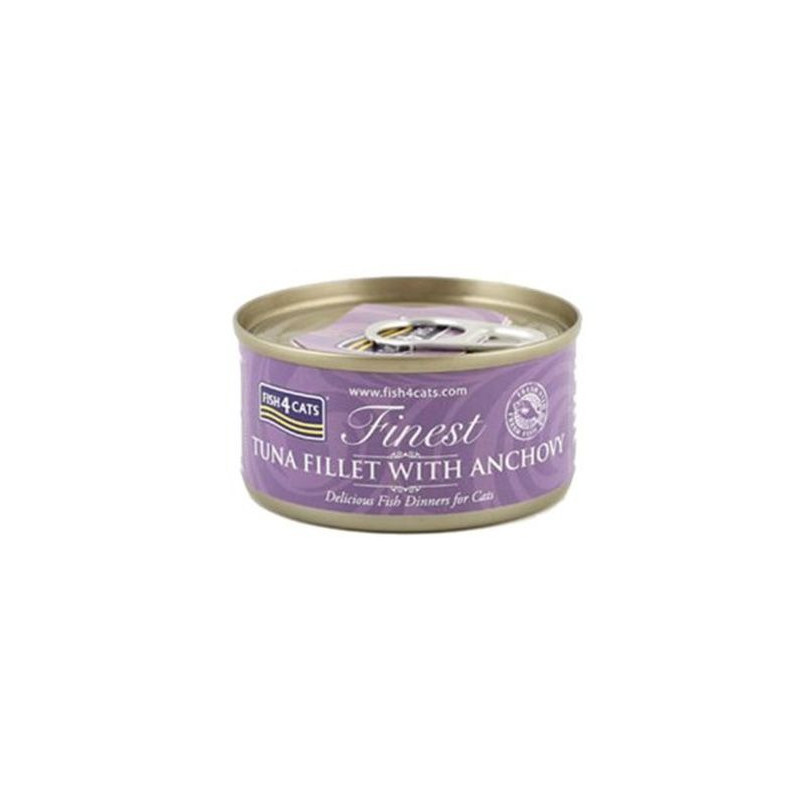 Fish4Cats 70g Tuna Fillet With Anchovy Wet Food
