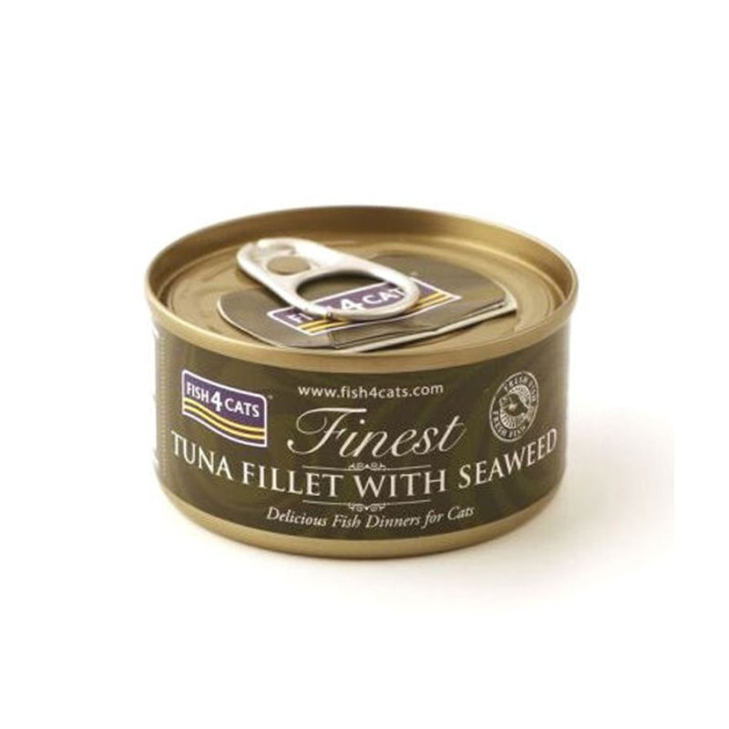 Fish4Cats 70g Tuna Fillet With Seaweed Wet Food