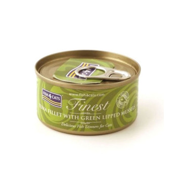 Fish4Cats 70g Tuna Fillet with Mussels Wet Food