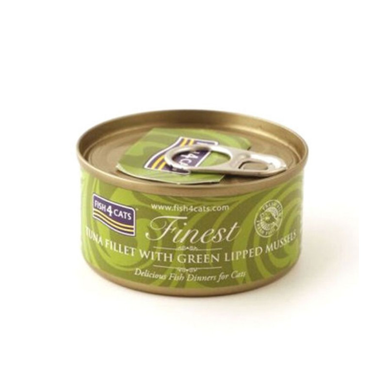 Fish4Cats 70g Tuna Fillet with Mussels Wet Food