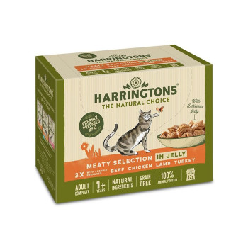 Harringtons Meat In Jelly Wet Cat Food Multipack