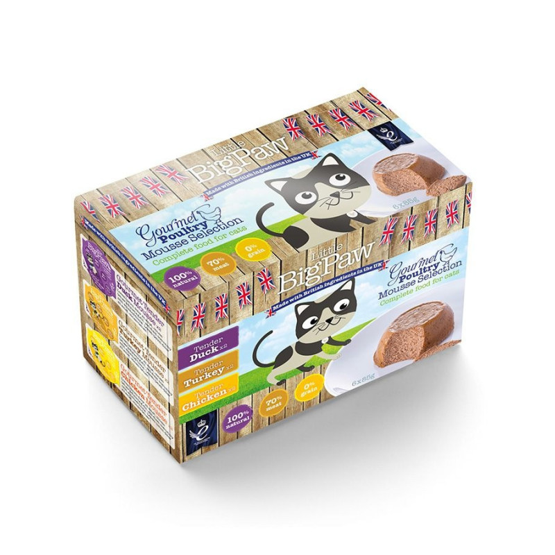 Little Big Paw 6 x 85g Gourmet Poultry Selection