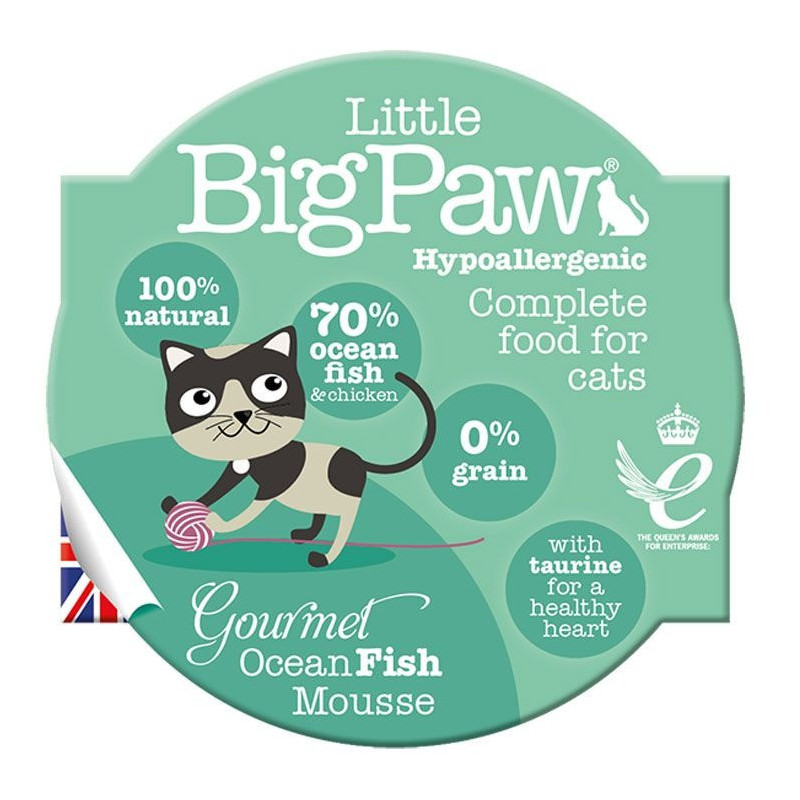 Little Big Paw 85g Cat Gourmet Fish Mousse