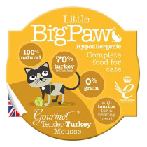 Little Big Paw 85g Cat Gourmet Turkey Mousse