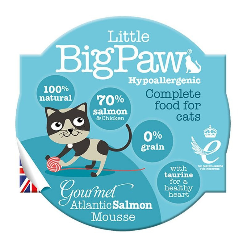 Little Big Paw 85g Cat Gourmet Salmon Mousse
