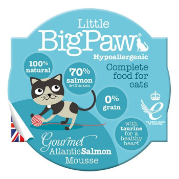 Little Big Paw 85g Cat Gourmet Salmon Mousse
