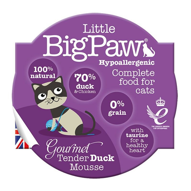 Little Big Paw 85g Cat Gourmet Duck Mousse