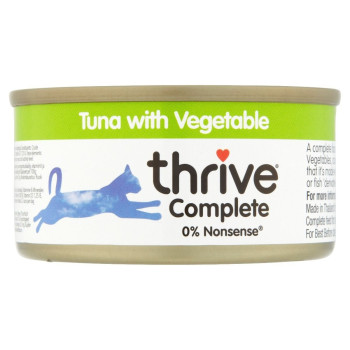 Thrive 75g Complete Cat Tuna W/ Vegetable Wet Food