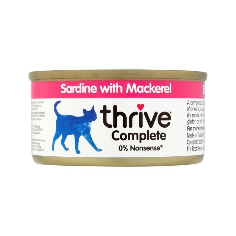 Thrive 75g Complete Cat Sardine W/ Mackerel In Gravy